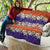 Hawaiian Hibiscus Quilt Orange and Purple Unique