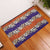 Hawaiian Hibiscus Rubber Doormat Orange and Purple Unique
