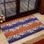 Hawaiian Hibiscus Rubber Doormat Orange and Purple Unique