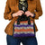 Hawaiian Hibiscus Shoulder Handbag Orange and Purple Unique