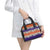 Hawaiian Hibiscus Shoulder Handbag Orange and Purple Unique