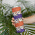 Hawaiian Hibiscus Skinny Tumbler Orange and Purple Unique