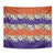 Hawaiian Hibiscus Tapestry Orange and Purple Unique