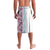 Monstera Tiare Plumeria Lavalava Pink Polynesian Pattern LT01 - Polynesian Pride