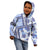 Hawaii Quilt Kid Hoodie Kakau Polynesian Pattern Blue Version LT01 - Polynesian Pride