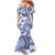 Hawaii Quilt Mermaid Dress Kakau Polynesian Pattern Blue Version LT01 - Polynesian Pride