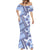 Hawaii Quilt Mermaid Dress Kakau Polynesian Pattern Blue Version LT01 - Polynesian Pride