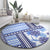 Hawaii Quilt Round Carpet Kakau Polynesian Pattern Blue Version LT01 - Polynesian Pride