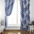 Hawaii Quilt Window Curtain Kakau Polynesian Pattern Blue Version LT01 - Polynesian Pride