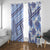 Hawaii Quilt Window Curtain Kakau Polynesian Pattern Blue Version LT01 With Grommets Blue - Polynesian Pride