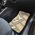 Hawaii Quilt Car Mats Kakau Polynesian Pattern Gold Version LT01 - Polynesian Pride