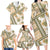 Hawaii Quilt Family Matching Long Sleeve Bodycon Dress and Hawaiian Shirt Kakau Polynesian Pattern Gold Version LT01 - Polynesian Pride