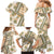 Hawaii Quilt Family Matching Mermaid Dress and Hawaiian Shirt Kakau Polynesian Pattern Gold Version LT01 - Polynesian Pride