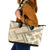 Hawaii Quilt Leather Tote Bag Kakau Polynesian Pattern Gold Version LT01 Gold - Polynesian Pride