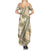 Hawaii Quilt Summer Maxi Dress Kakau Polynesian Pattern Gold Version LT01 - Polynesian Pride