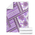 Hawaii Quilt Blanket Kakau Polynesian Pattern Lilac Version LT01 - Polynesian Pride