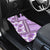 Hawaii Quilt Car Mats Kakau Polynesian Pattern Lilac Version LT01 - Polynesian Pride