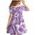 Hawaii Quilt Family Matching Mermaid Dress and Hawaiian Shirt Kakau Polynesian Pattern Lilac Version LT01 - Polynesian Pride