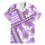 Hawaii Quilt Family Matching Short Sleeve Bodycon Dress and Hawaiian Shirt Kakau Polynesian Pattern Lilac Version LT01 Dad's Shirt - Short Sleeve Purple - Polynesian Pride