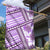 Hawaii Quilt Garden Flag Kakau Polynesian Pattern Lilac Version LT01 - Polynesian Pride