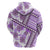 Hawaii Quilt Hoodie Kakau Polynesian Pattern Lilac Version LT01 - Polynesian Pride