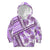 Hawaii Quilt Kid Hoodie Kakau Polynesian Pattern Lilac Version LT01 Hoodie Purple - Polynesian Pride