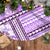 Hawaii Quilt Tree Skirt Kakau Polynesian Pattern Lilac Version LT01 - Polynesian Pride