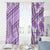 Hawaii Quilt Window Curtain Kakau Polynesian Pattern Lilac Version LT01 - Polynesian Pride