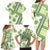 Hawaii Quilt Family Matching Long Sleeve Bodycon Dress and Hawaiian Shirt Kakau Polynesian Pattern Olive Green Version LT01 - Polynesian Pride