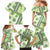 Hawaii Quilt Family Matching Mermaid Dress and Hawaiian Shirt Kakau Polynesian Pattern Olive Green Version LT01 - Polynesian Pride