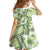 Hawaii Quilt Kid Short Sleeve Dress Kakau Polynesian Pattern Olive Green Version LT01 - Polynesian Pride