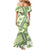 Hawaii Quilt Mermaid Dress Kakau Polynesian Pattern Olive Green Version LT01 - Polynesian Pride