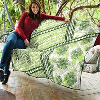 Hawaii Quilt Quilt Kakau Polynesian Pattern Olive Green Version LT01 - Polynesian Pride