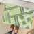 Hawaii Quilt Rubber Doormat Kakau Polynesian Pattern Olive Green Version LT01 - Polynesian Pride