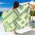 Hawaii Quilt Sarong Kakau Polynesian Pattern Olive Green Version LT01 One Size 44 x 66 inches Green - Polynesian Pride