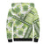 Hawaii Quilt Sherpa Hoodie Kakau Polynesian Pattern Olive Green Version LT01 - Polynesian Pride