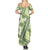 Hawaii Quilt Summer Maxi Dress Kakau Polynesian Pattern Olive Green Version LT01 - Polynesian Pride