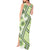 Hawaii Quilt Tank Maxi Dress Kakau Polynesian Pattern Olive Green Version LT01 - Polynesian Pride