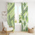 Hawaii Quilt Window Curtain Kakau Polynesian Pattern Olive Green Version LT01 - Polynesian Pride