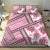 Hawaii Quilt Bedding Set Kakau Polynesian Pattern Mauve Pink Version LT01 - Polynesian Pride