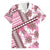 Hawaii Quilt Family Matching Long Sleeve Bodycon Dress and Hawaiian Shirt Kakau Polynesian Pattern Mauve Pink Version LT01 Dad's Shirt - Short Sleeve Pink - Polynesian Pride