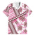 Hawaii Quilt Family Matching Mermaid Dress and Hawaiian Shirt Kakau Polynesian Pattern Mauve Pink Version LT01 Dad's Shirt - Short Sleeve Pink - Polynesian Pride