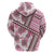 Hawaii Quilt Hoodie Kakau Polynesian Pattern Mauve Pink Version LT01 - Polynesian Pride