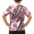 Hawaii Quilt Kid Hawaiian Shirt Kakau Polynesian Pattern Mauve Pink Version LT01 - Polynesian Pride