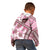 Hawaii Quilt Kid Hoodie Kakau Polynesian Pattern Mauve Pink Version LT01 - Polynesian Pride