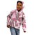 Hawaii Quilt Kid Hoodie Kakau Polynesian Pattern Mauve Pink Version LT01 - Polynesian Pride