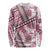 Hawaii Quilt Long Sleeve Shirt Kakau Polynesian Pattern Mauve Pink Version LT01 Unisex Pink - Polynesian Pride