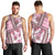 Hawaii Quilt Men Tank Top Kakau Polynesian Pattern Mauve Pink Version LT01 - Polynesian Pride