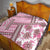 Hawaii Quilt Quilt Kakau Polynesian Pattern Mauve Pink Version LT01 - Polynesian Pride