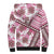 Hawaii Quilt Sherpa Hoodie Kakau Polynesian Pattern Mauve Pink Version LT01 - Polynesian Pride